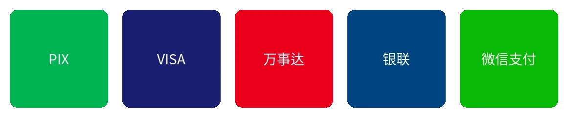 老汉推车支持的支付方式图标展示